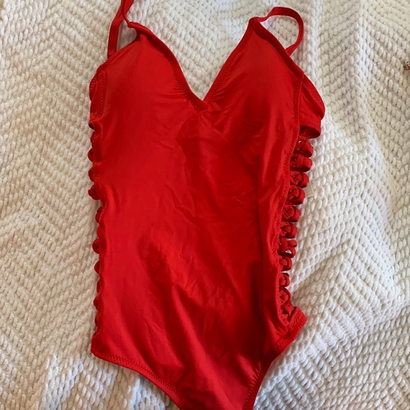 Red Shade and Shore One Piece Suit - Picture 1 of 4